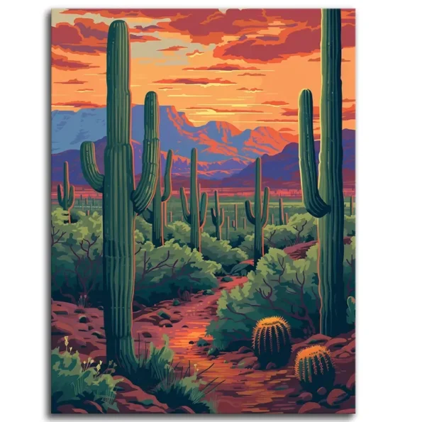 Saguaro Sunset Serenade