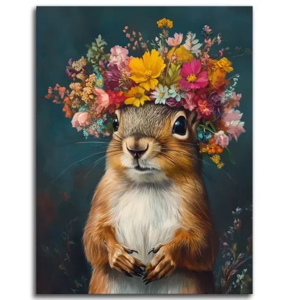 Squirrel in Bloom