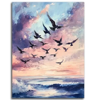 Swallows in Flight