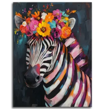 Zebra in Bloom