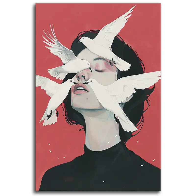 Birds In Her Face