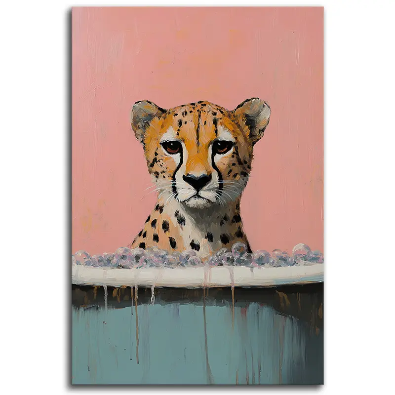 Cheetah in a Bathtub