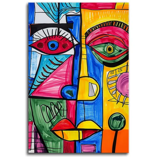 Colorful Face Off