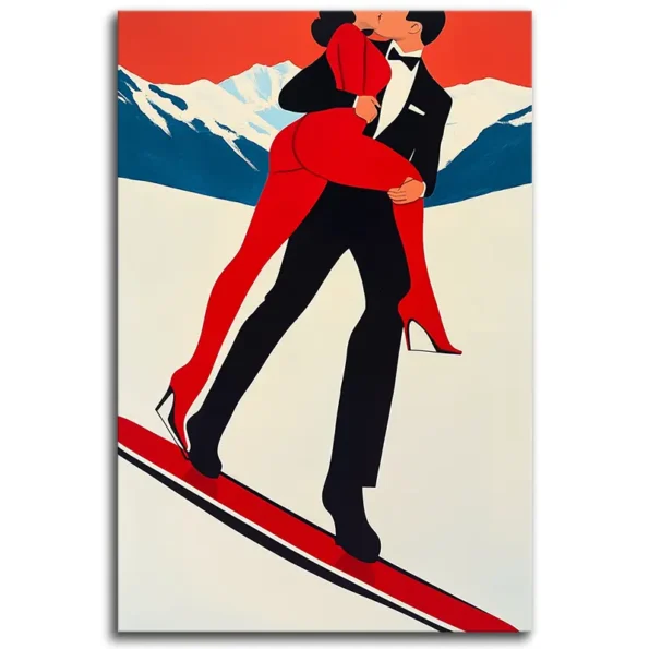 Kiss and Ski