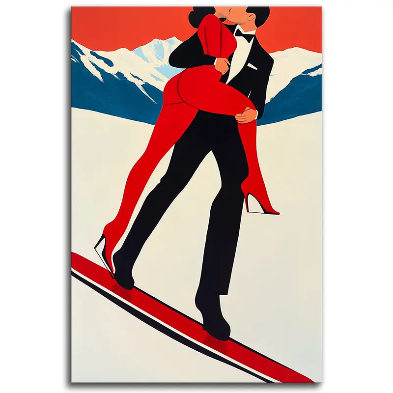 Kiss and Ski