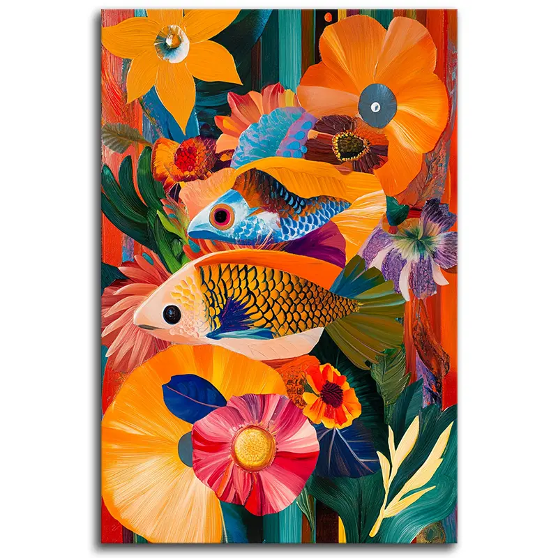 Swim Among Flowers