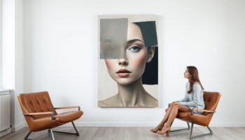 Abstract Portrait Wall Art That Speaks Louder Than Words - Art 101