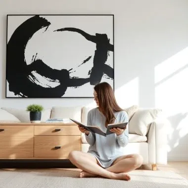 Black and White Wall Art Isn’t Basic—It’s Timeless (If Done Right)