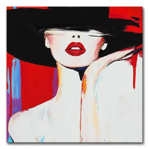 Red Lips and Black Hats
