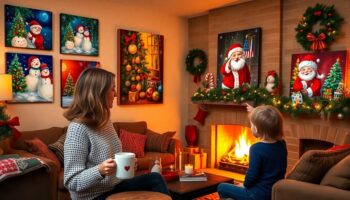 christmas canvas art popularity