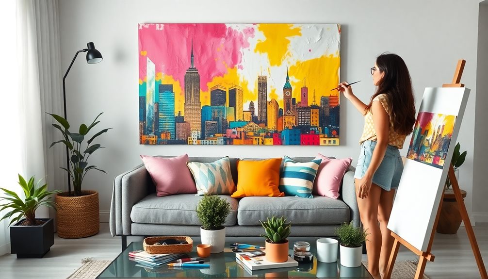 creative canvas wall art