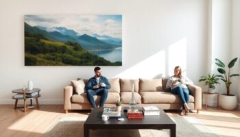 enhance living room aesthetics