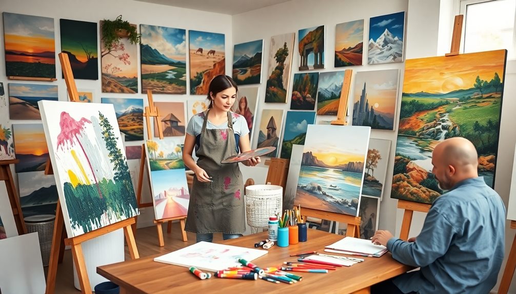 explore distinctive canvas artwork