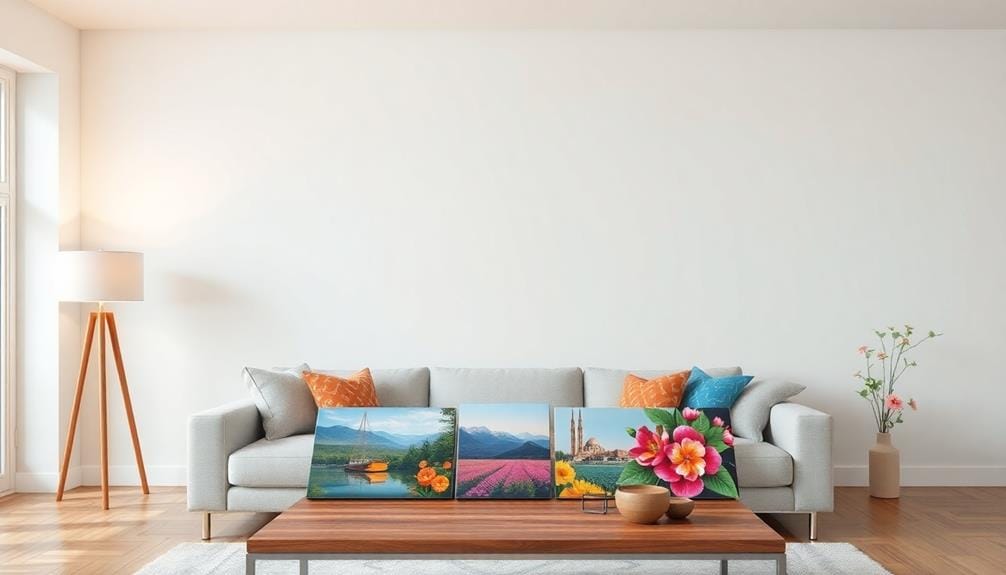 selecting ideal living room art