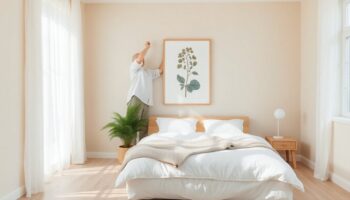 stunning bedroom wall transformation