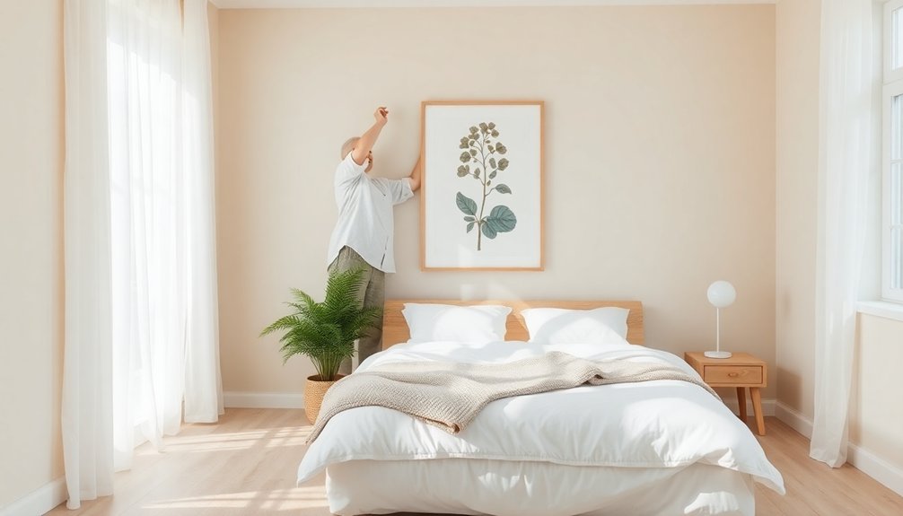 stunning bedroom wall transformation