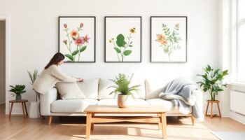 vibrant nature inspired wall decor