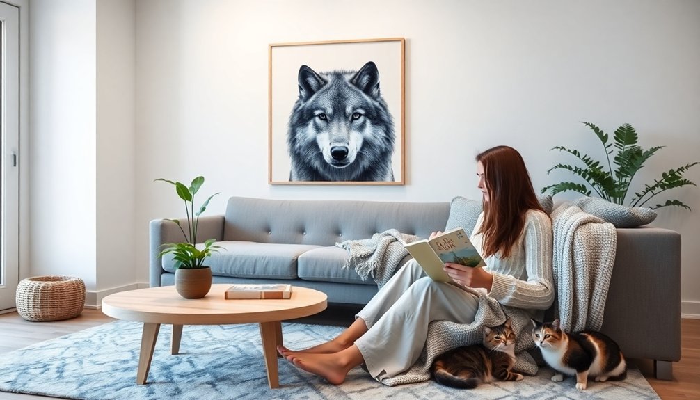 wild animal indoor decor